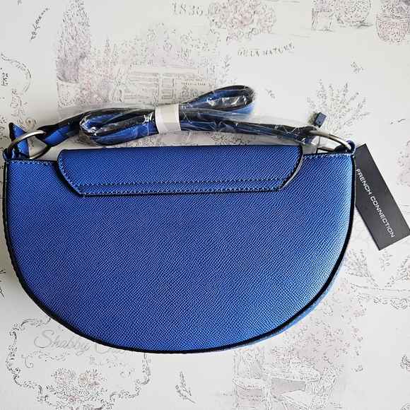 NWT!!! French Connection Blue Shoulder Bag - Picture 3 of 6